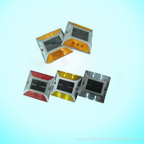 Aluminum Reflective Road Stud/ White LED Road Marker/ Road Line Marker
